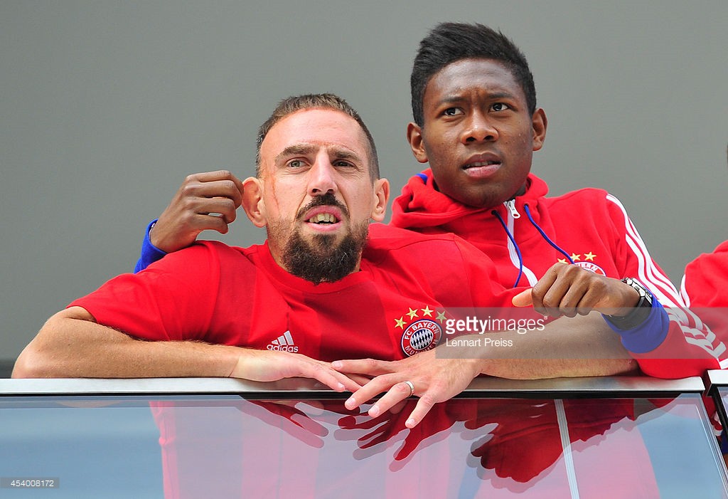 Tình bạn đẹp của David Alaba và Franck Ribery