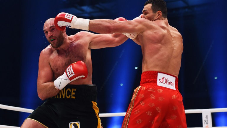 Trận so găng giữa Wladimir Klitschko và Tyson Fury
