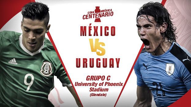 Trực tiếp bảng C Copa America: Mexico vs Uruguay