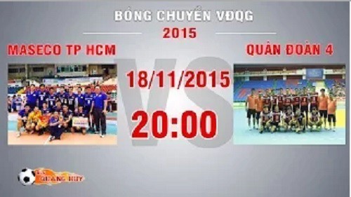 Trực tiếp bóng chuyền VĐQG: Maseco TP HCM vs Quân Đoàn 4