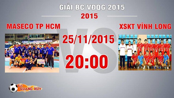 Trực tiếp bóng chuyền VĐQG: Maseco TP HCM vs XSKT Vĩnh Long