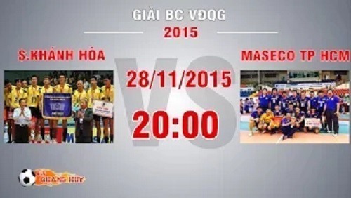 Trực tiếp bóng chuyền VĐQG: S.Khánh Hòa vs Maseco TP HCM