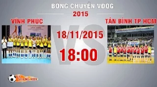 Trực tiếp bóng chuyền VĐQG: Vĩnh Phúc vs Tân Bình TP HCM