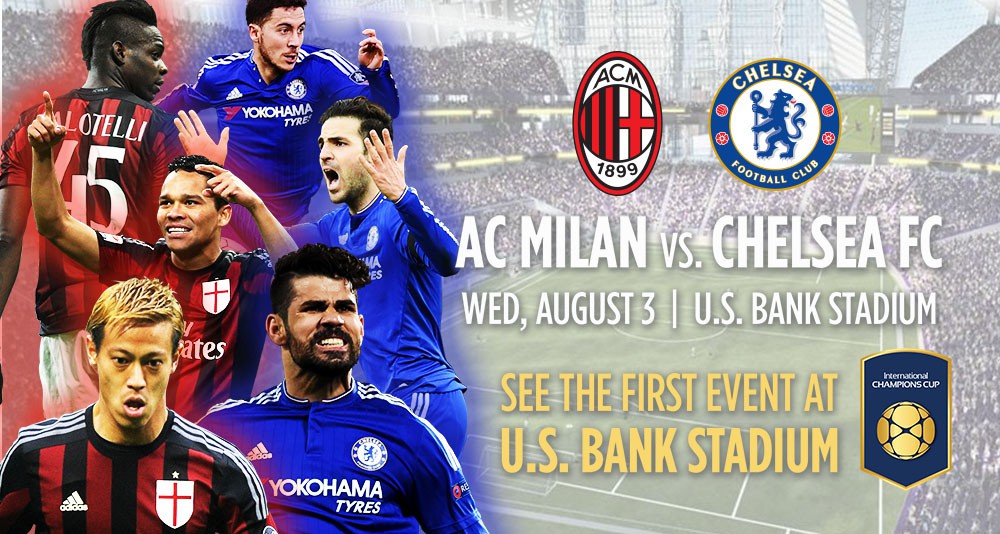 Trực tiếp ICC Cup 2016: AC Milan vs Chelsea