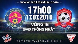 Trực tiếp lượt đấu muộn vòng 16 V. League