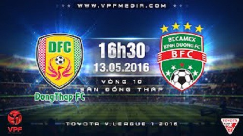Trực tiếp vòng 10 V League: Đồng Tháp vs B. Bình Dương