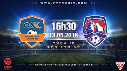 Trực tiếp vòng 10 V League: QNK Quảng Nam vs Than Quảng Ninh