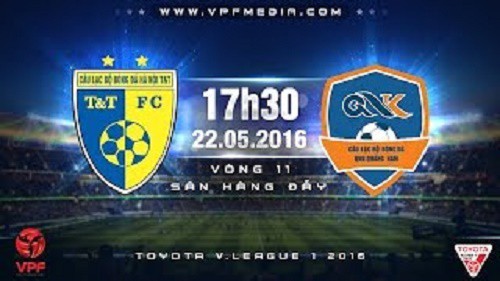 Trực tiếp vòng 11 V League: Hà Nội T&T vs QNK Quảng Nam