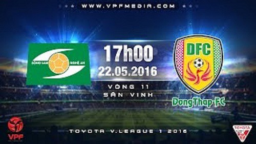 Trực tiếp vòng 11 V League: Sông Lam Nghệ An vs Đồng Tháp