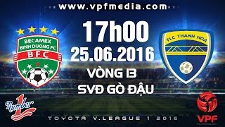 Trực tiếp vòng 13 V.League: B. Bình Dương vs FLC Thanh Hóa