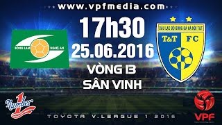 Trực tiếp vòng 13 V.League: SLNA vs Hà Nội T&T