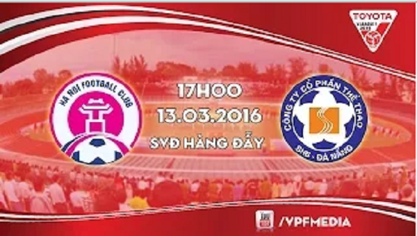 Trực tiếp vòng 4 V. League: Hà Nội vs SHB Đà Nẵng
