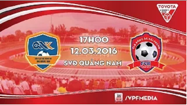 Trực tiếp vòng 4 V. League: QNK Quảng Nam vs Hải Phòng