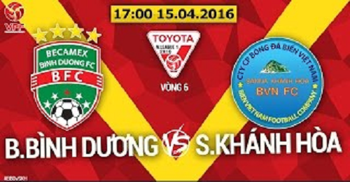 Trực tiếp vòng 6 V League: B.Bình Dương vs S.Khánh Hòa BVN