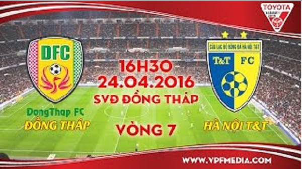 Trực tiếp vòng 7 V League: Đồng Tháp vs Hà Nội T&T