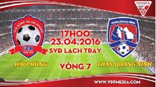 Trực tiếp vòng 7 V League: Hải Phòng vs Than Quảng Ninh