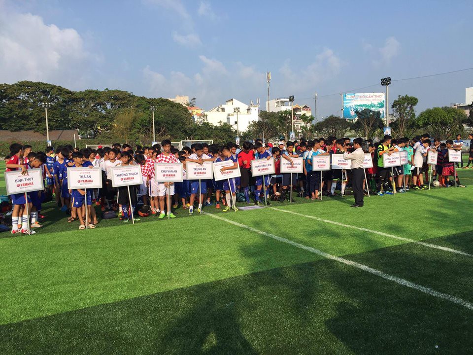 Truyền hình Cần Thơ đưa tin về Festival bóng đá học đường U.13 Yamaha Cup 2016