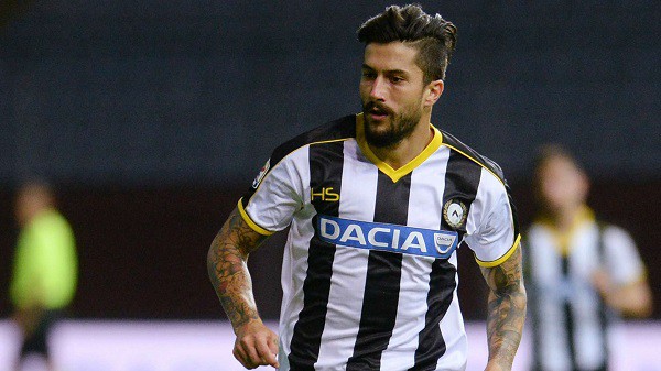Tuyệt phẩm của Panagiotis Kone không thể giúp Udinese đi tiếp