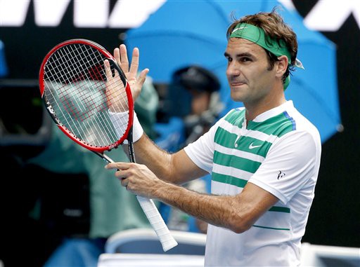 Video Australia Open: Roger Federer 3-0 Alexandr Dolgopolov