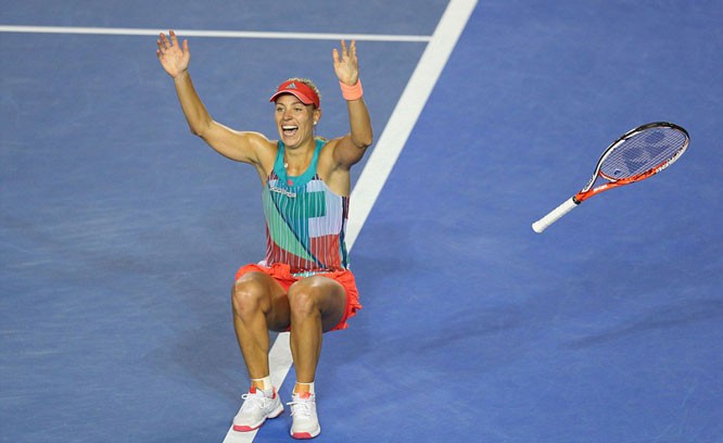 Video Australian Open: Serena Williams 1-2 Angelique Kerber