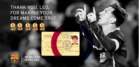 Barcelona sản xuất phim ngắn chúc mừng Messi