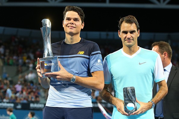 Video Brisbane International: Roger Federer 0-2 Milos Raonic