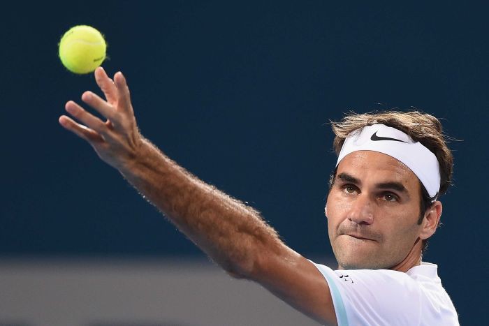 Video Brisbane International: Roger Federer 2-0 Tobias Kamke