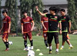 Buổi tập làm quen sân bãi của U23 Việt Nam tại Qatar