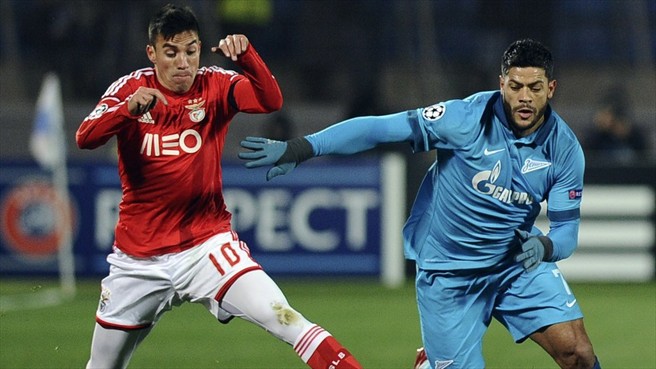 Video Champions League: Benfica 1-0 Zenit