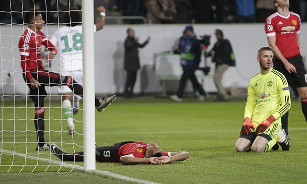 Video Champions League: Wolfsburg 3-2 Man Utd