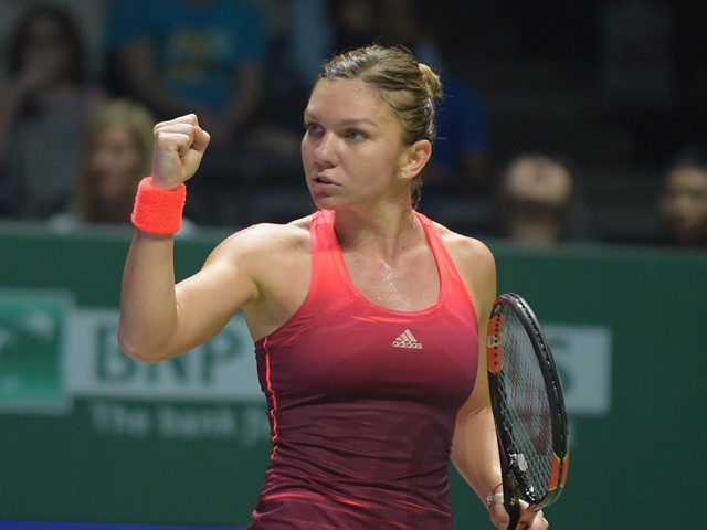 Cú bạt tuyệt hay của Simona Halep trong trận thắng Julia Goerges
