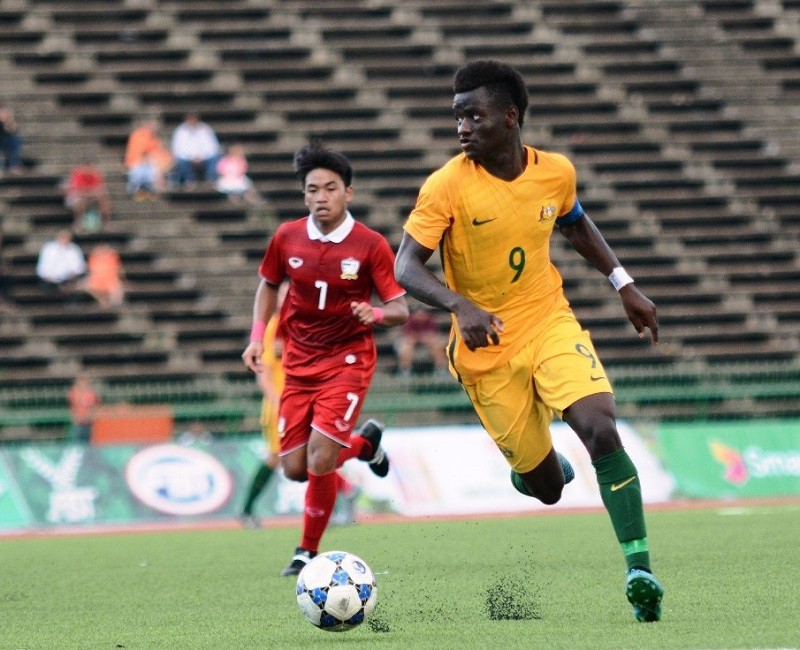 Video diễn biến chính trận đấu giữa U16 Thái Lan và U16 Úc