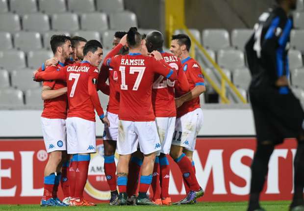 Video Europa League: Club Brugge 0-1 Napoli
