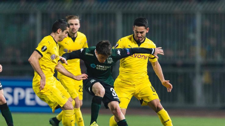 Video Europa League: Krasnodar 1-0 Borussia Dortmund