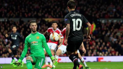 Video Europa League: Man Utd 1-1 Liverpool