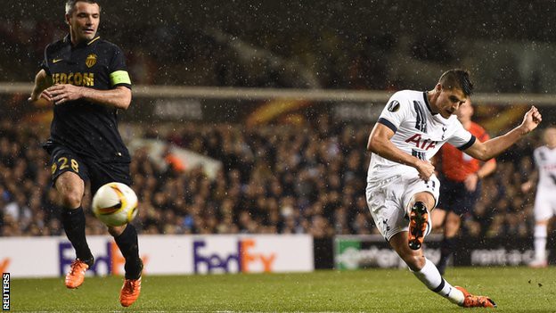Video Europa League: Tottenham 4-1 Monaco