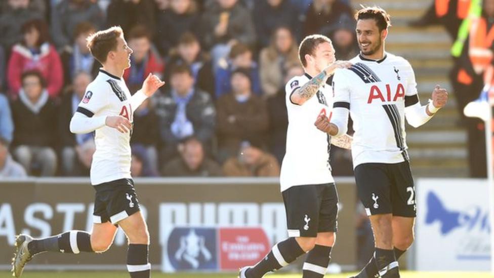 Video FA Cup: Colchester United 1-4 Tottenham
