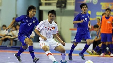 Futsal Việt Nam vẫn chưa thể vượt qua người Thái