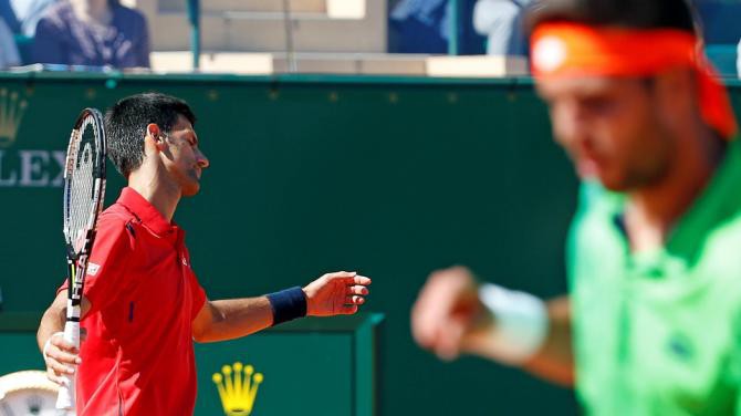 Video Monte-Carlo Masters: Novak Djokovic 1-2 Jiri Vesely