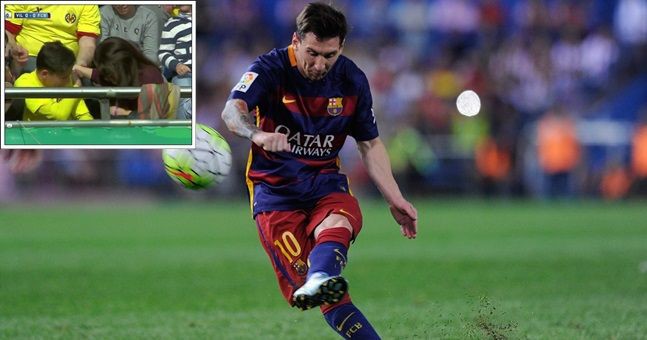 Nạn nhân của Messi gẫy tay vì… là fan Real Madrid