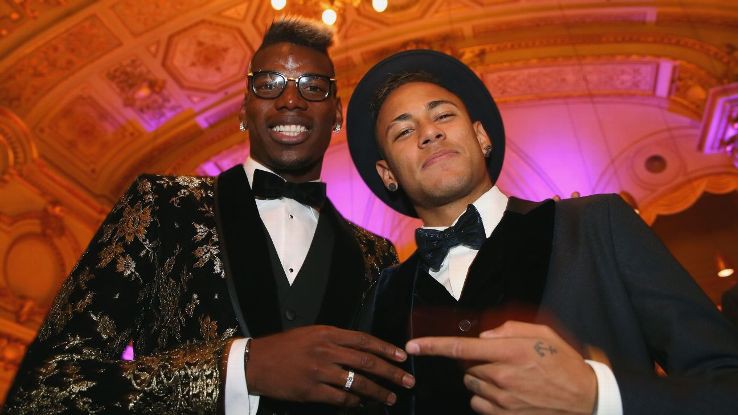 Neymar và Pogba đọ tài lên bóng cực chất