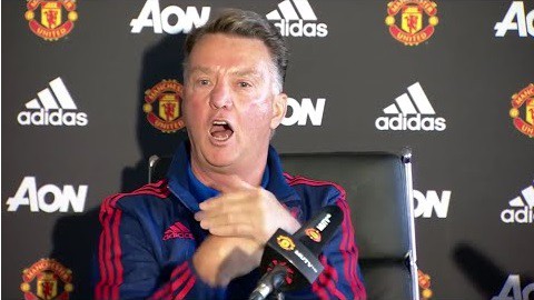 Những khoảnh khắc hài hước của Van Gaal tại Man Utd