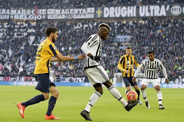 Paul Pogba và những pha bóng mãn nhãn trong trận gặp Hellas Verona