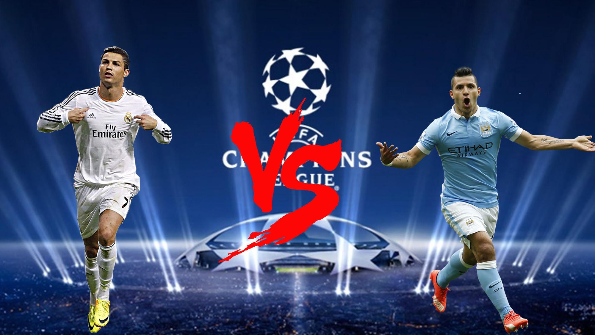 Real Madrid vs Man City: Trận đấu của CR7 và Aguero
