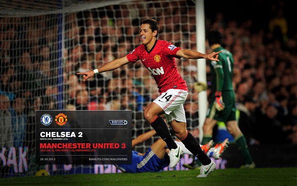 Trận cầu kịch tính giữa Chelsea và Man Utd năm 2012
