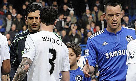 Trận cầu tai tiếng của Terry và Wayne Bridge năm 2010