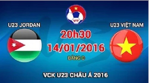 Trực tiếp VCK U23 châu Á: U23 Việt Nam vs U23 Jordan