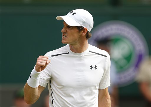 Video vòng 2 Wimbledon: Yen-Hsun Lu 0-3 Andy Murray