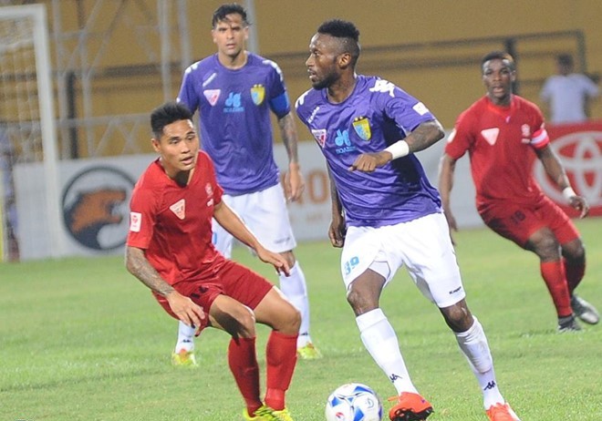 Video vòng 9 V League: Hà Nội T&T 2-1 Hải Phòng