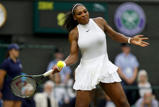 Video Wimbledon: Serena Williams 2-1 Christina McHale